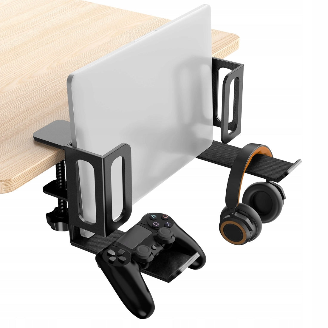 2in1 Desk Mount for Spacetronik SPB-026B Tabletop for Laptop and Headphones