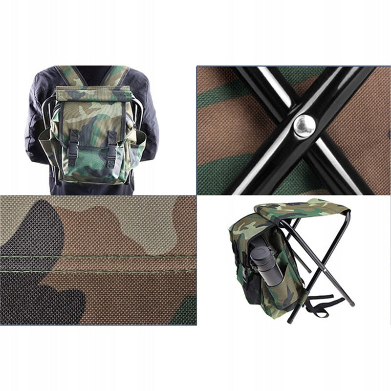 2in1 FOLDING FISHING CHAIR WITH BACKPACK Model SP4045