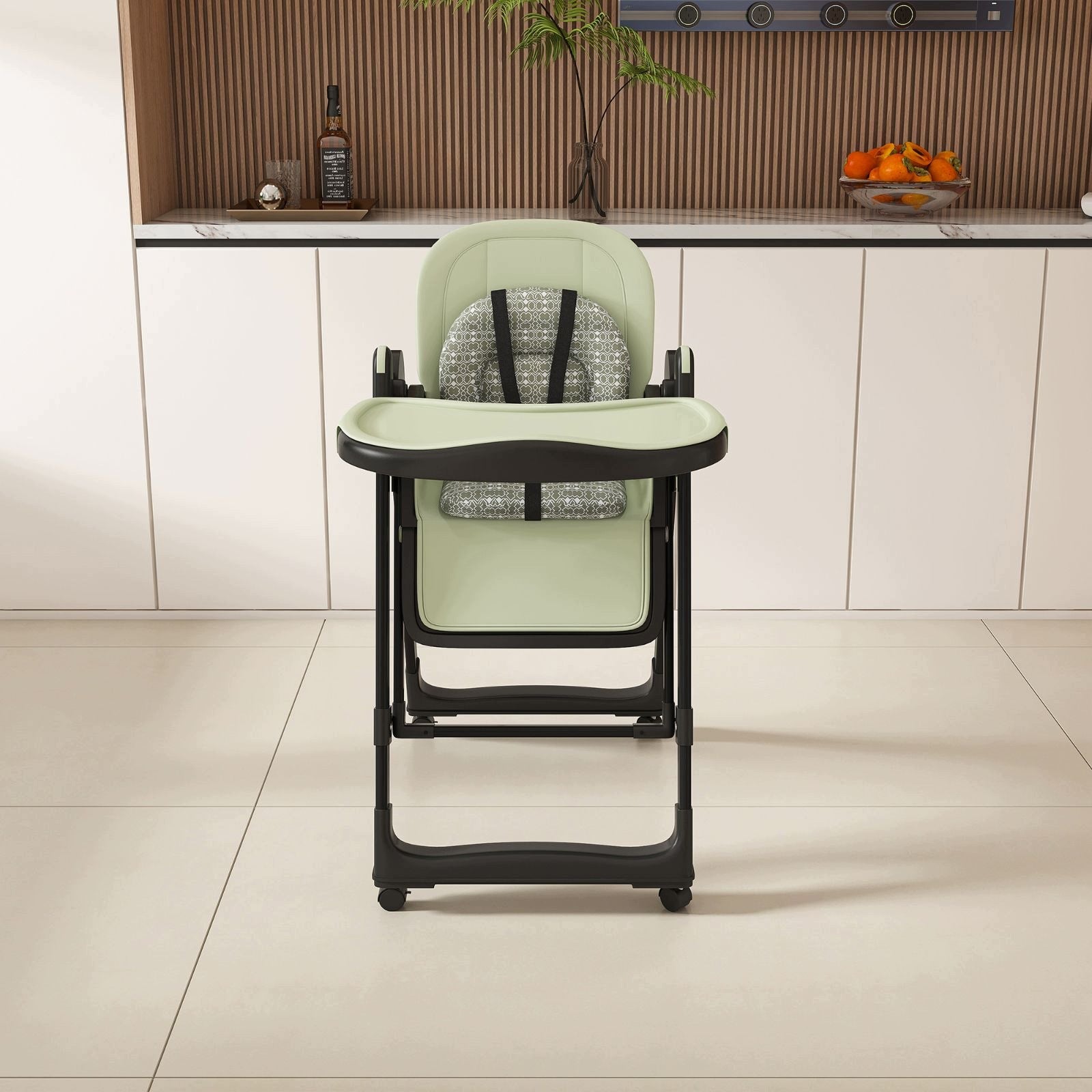 2in1 Feeding Chair with Rocking Function Dark Green Brand no brand