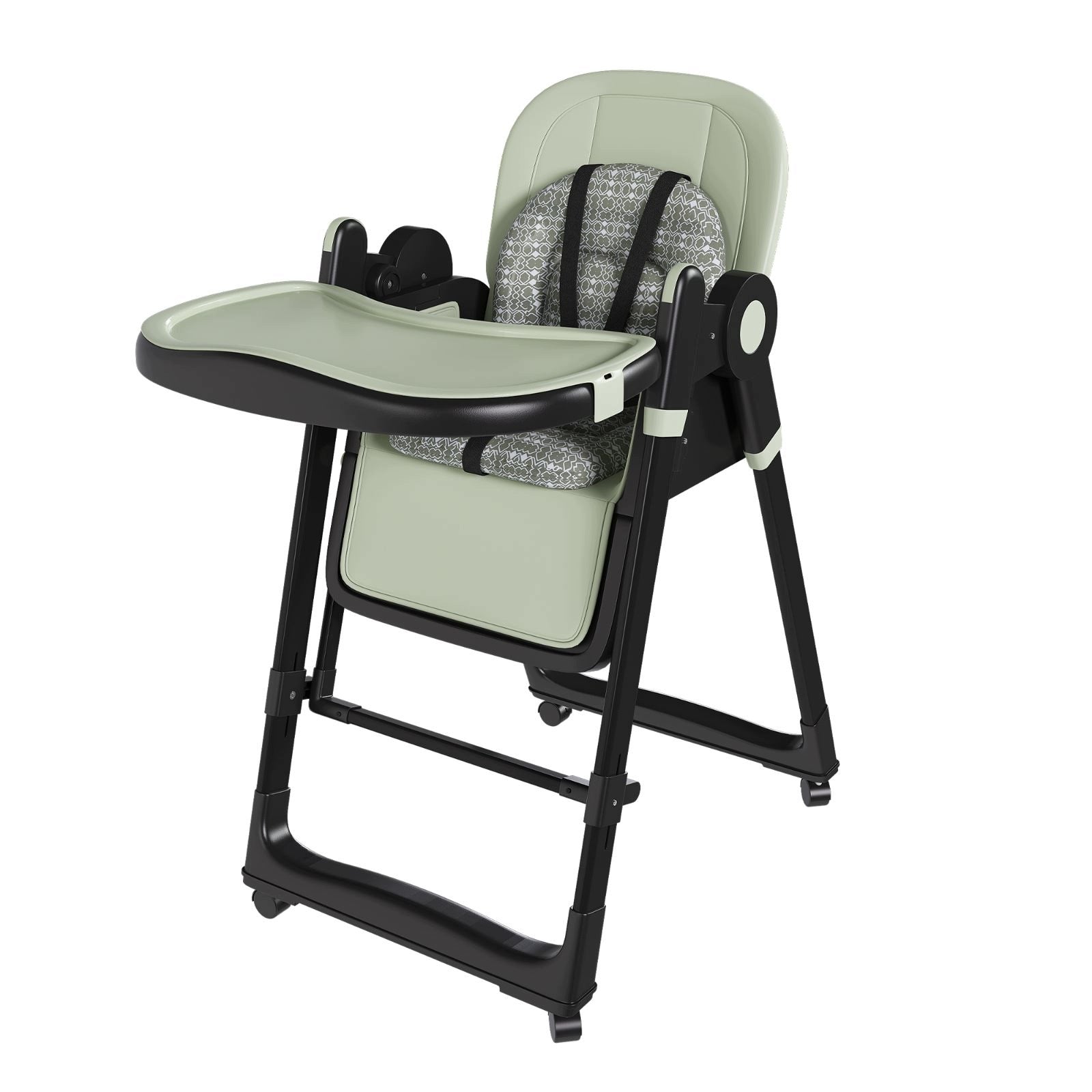 2in1 Feeding Chair with Rocking Function Dark Green