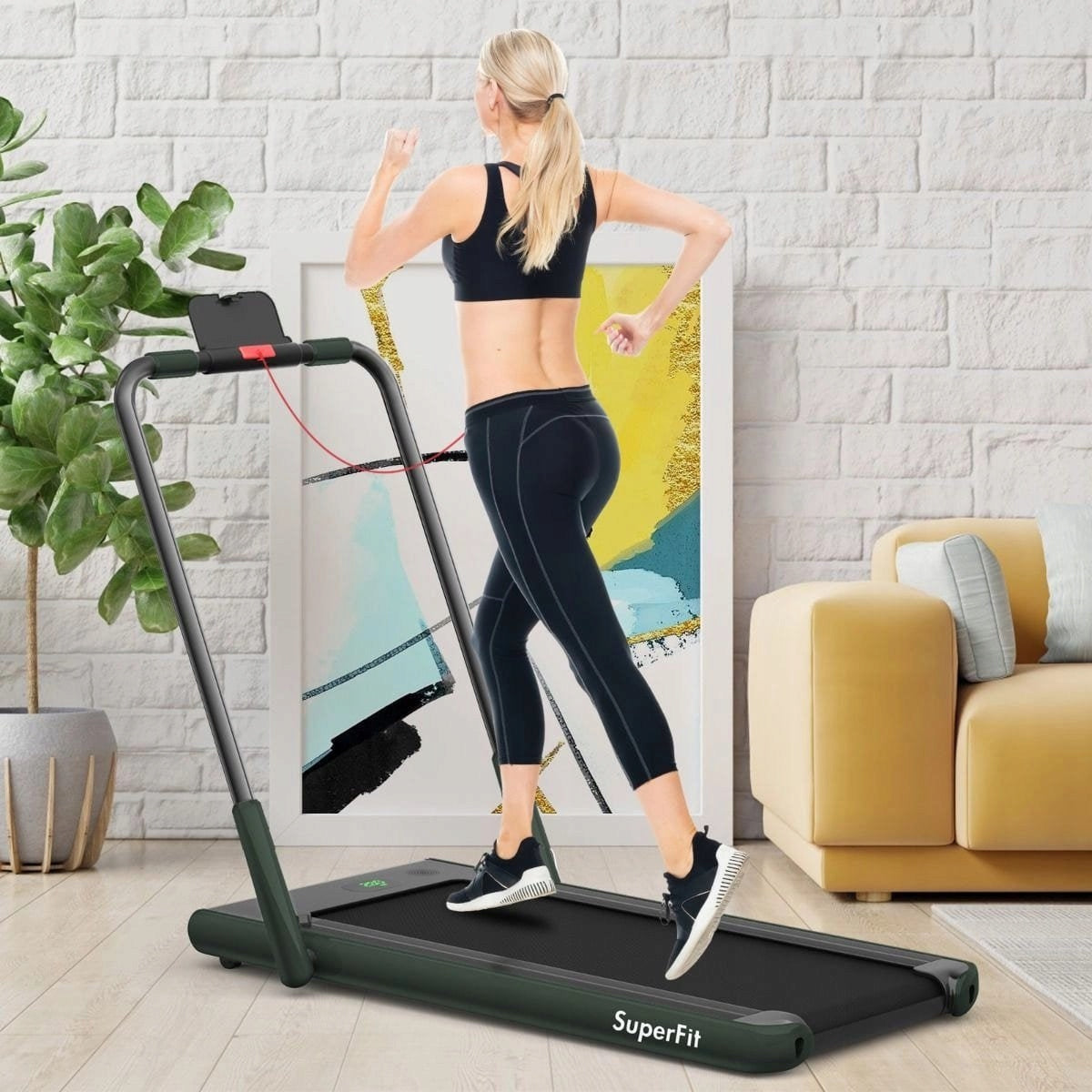2in1 Folding Electric Treadmill Kind electric