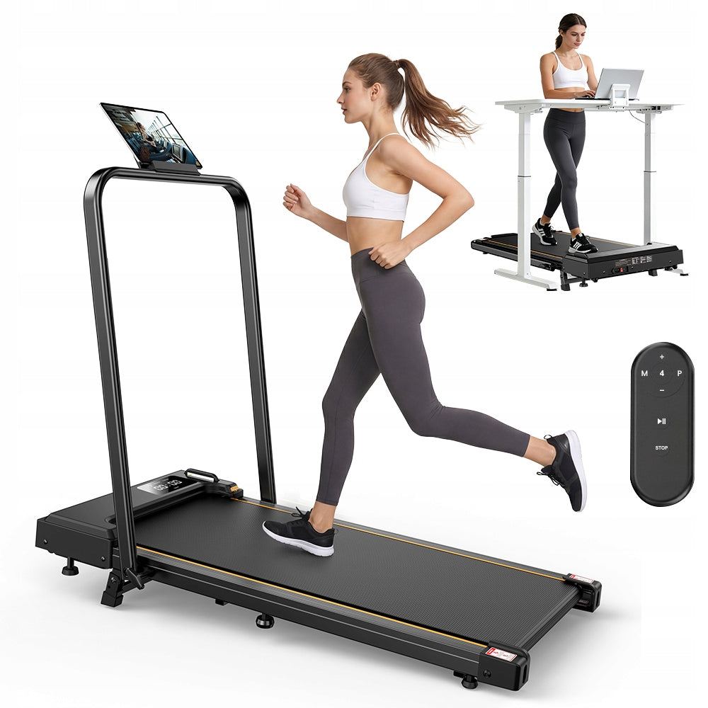 2in1 HOME FOLDING ELECTRIC TREADMILL with 8% 1-10KM/H 2.5HP 100kg With Remote Control