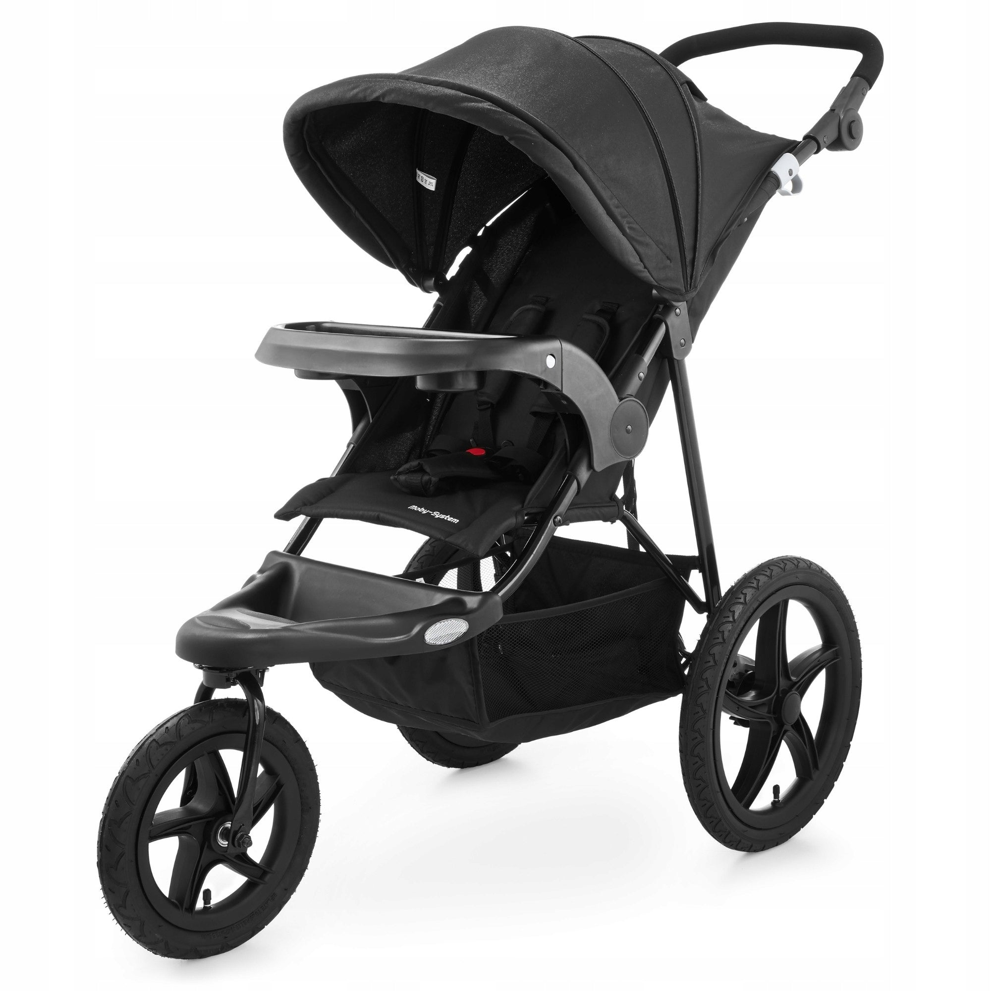 2in1 Running Stroller Foldable Compact Safe Pumped Wheels