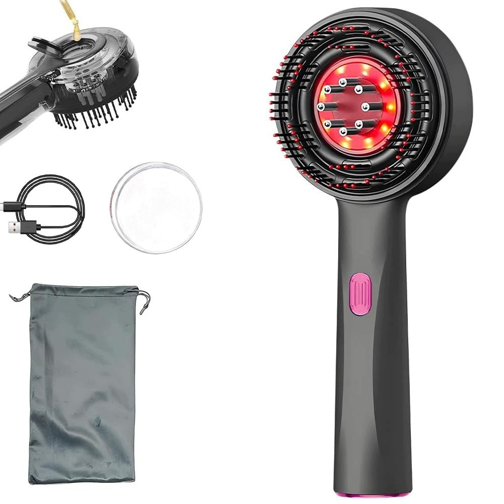 2in1 Scalp Massager Electric Massage Comb Rub Applicator