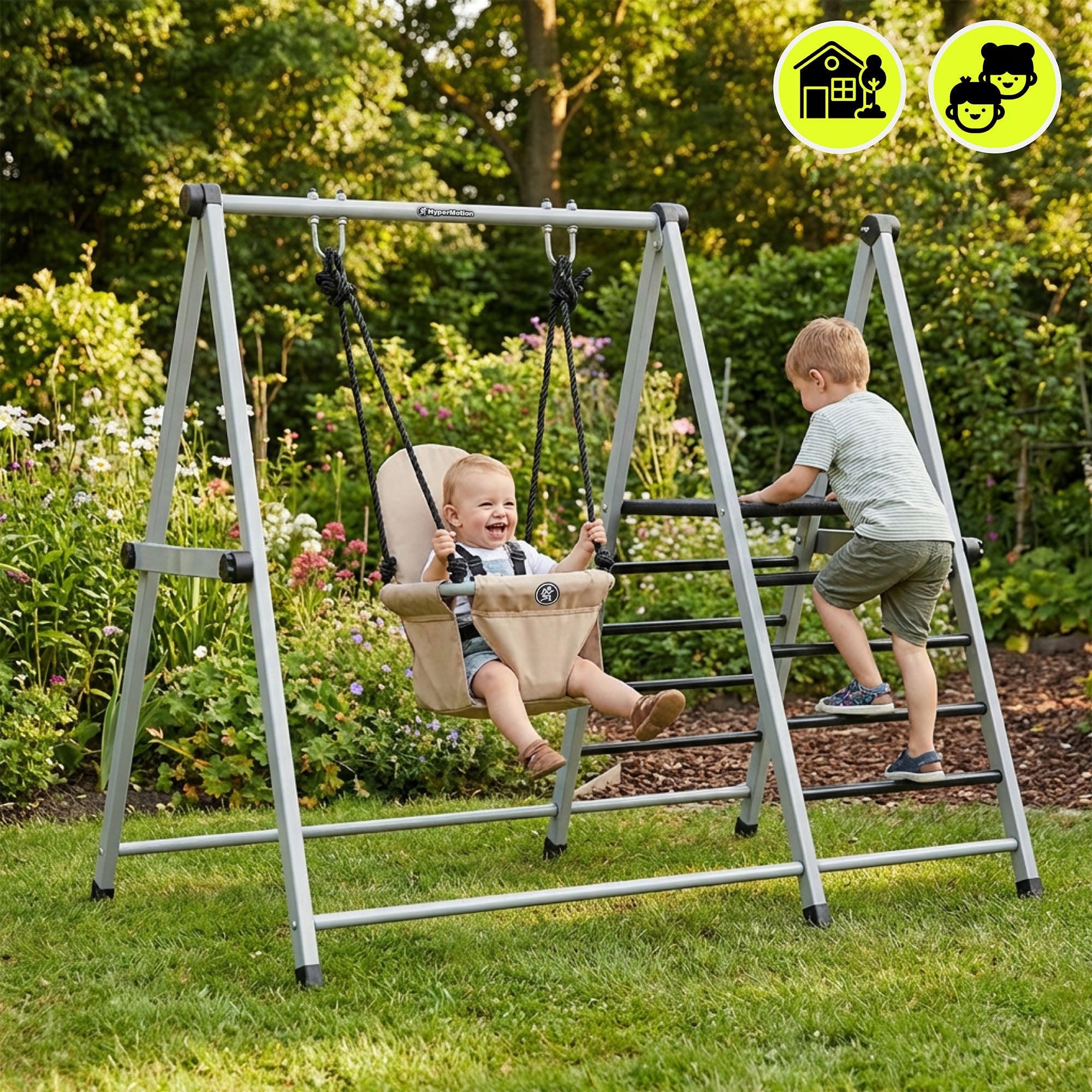 2in1 Swing for Kids HyperMotion Ladder for Garden Home Manufacturer code SWING HYP15