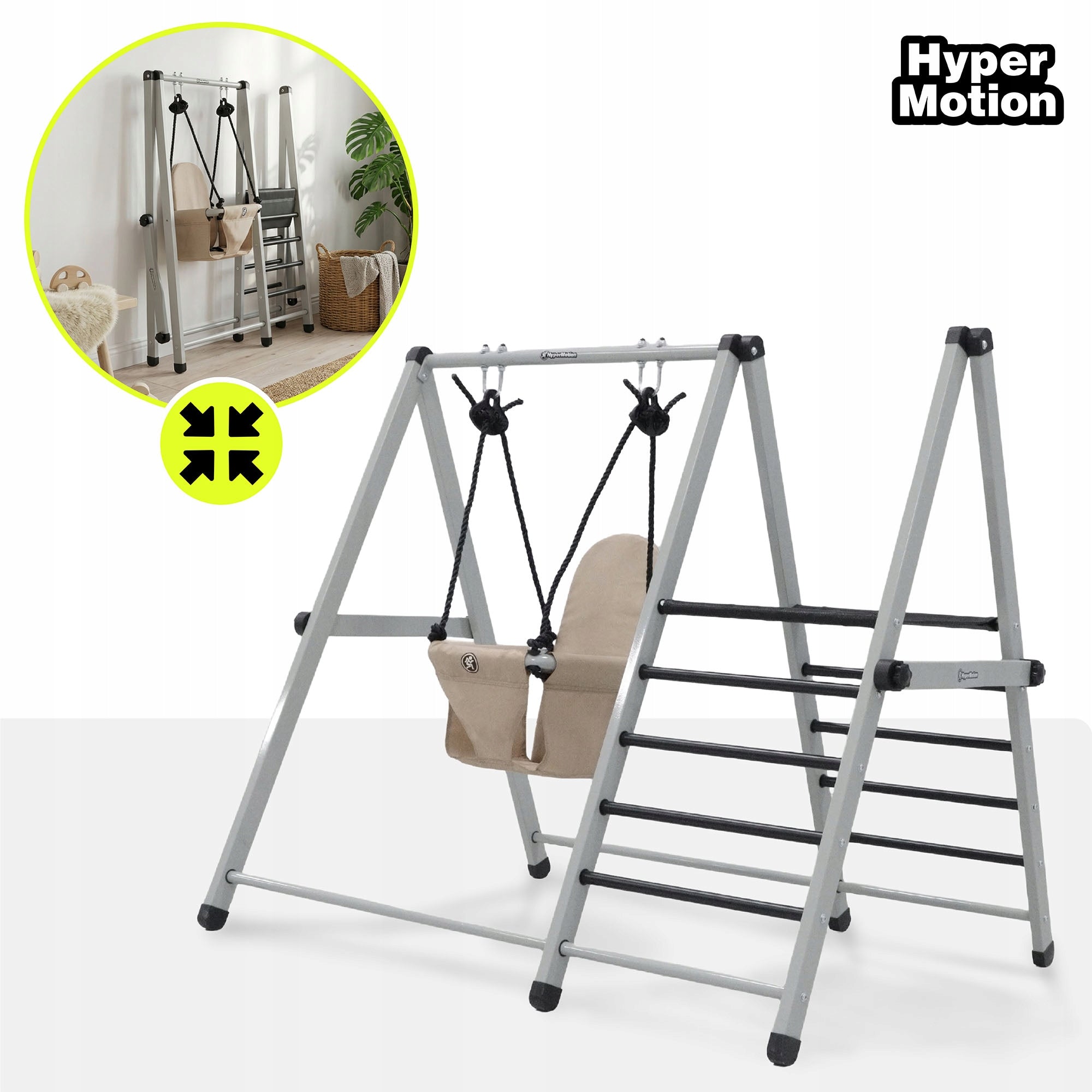 2in1 Swing for Kids HyperMotion Ladder for Garden Home Packaging status original