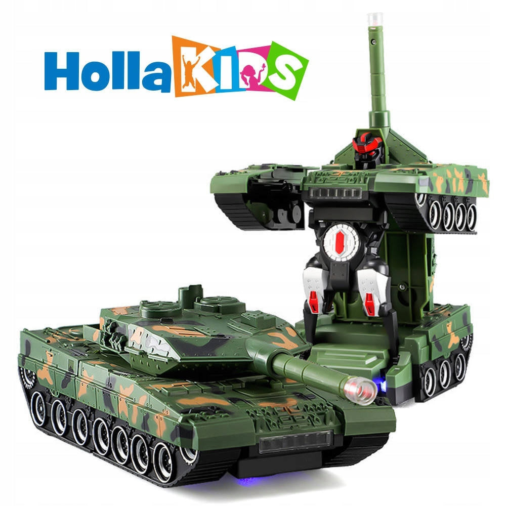 2in1 TANK Remote Controlled ROBOT Transform COMBAT REMOTE CONTROL LED USB rechargeable battery Character/Title other