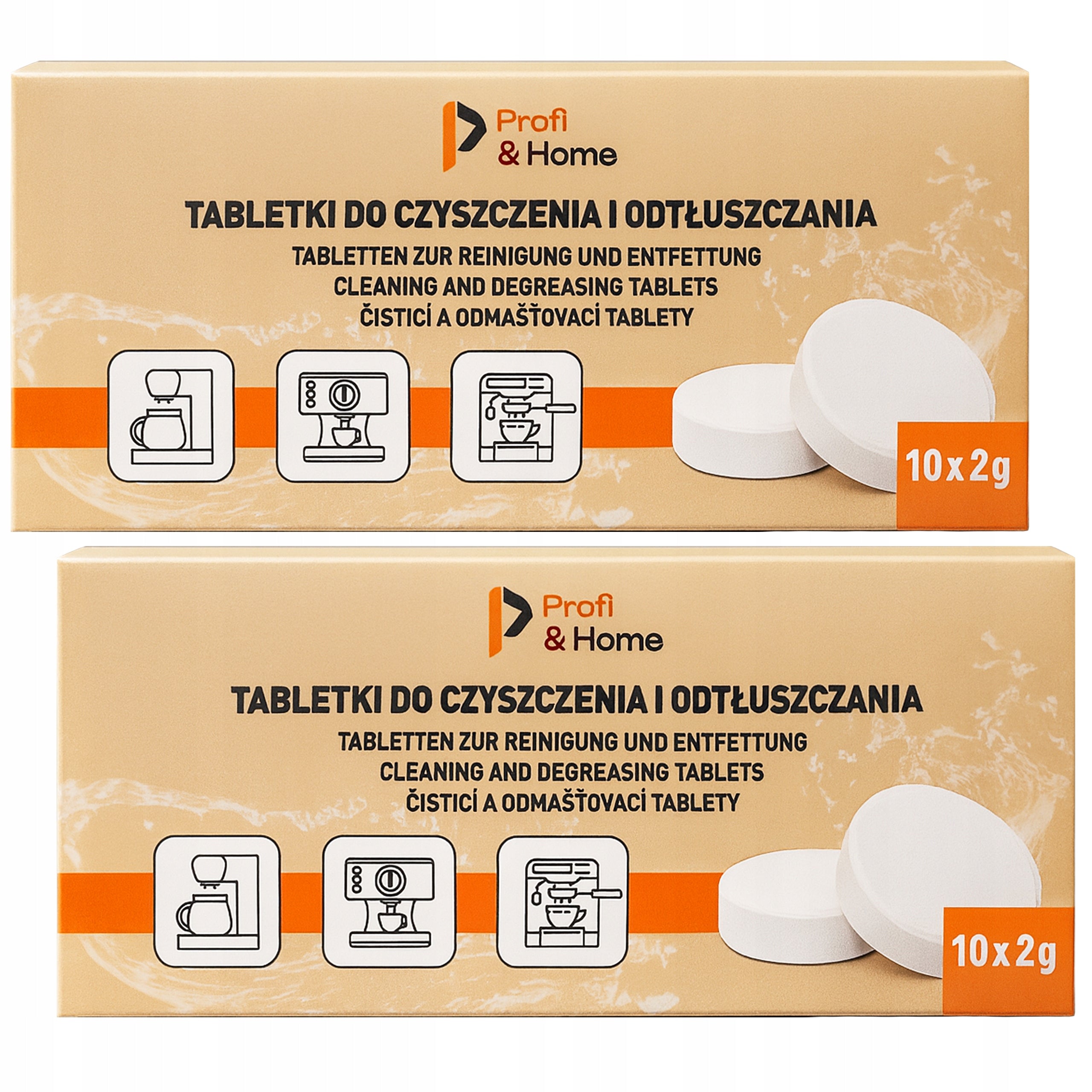 2in1 Tablets Profi&Home for cleaning and degreasing machine 20pcs 2g