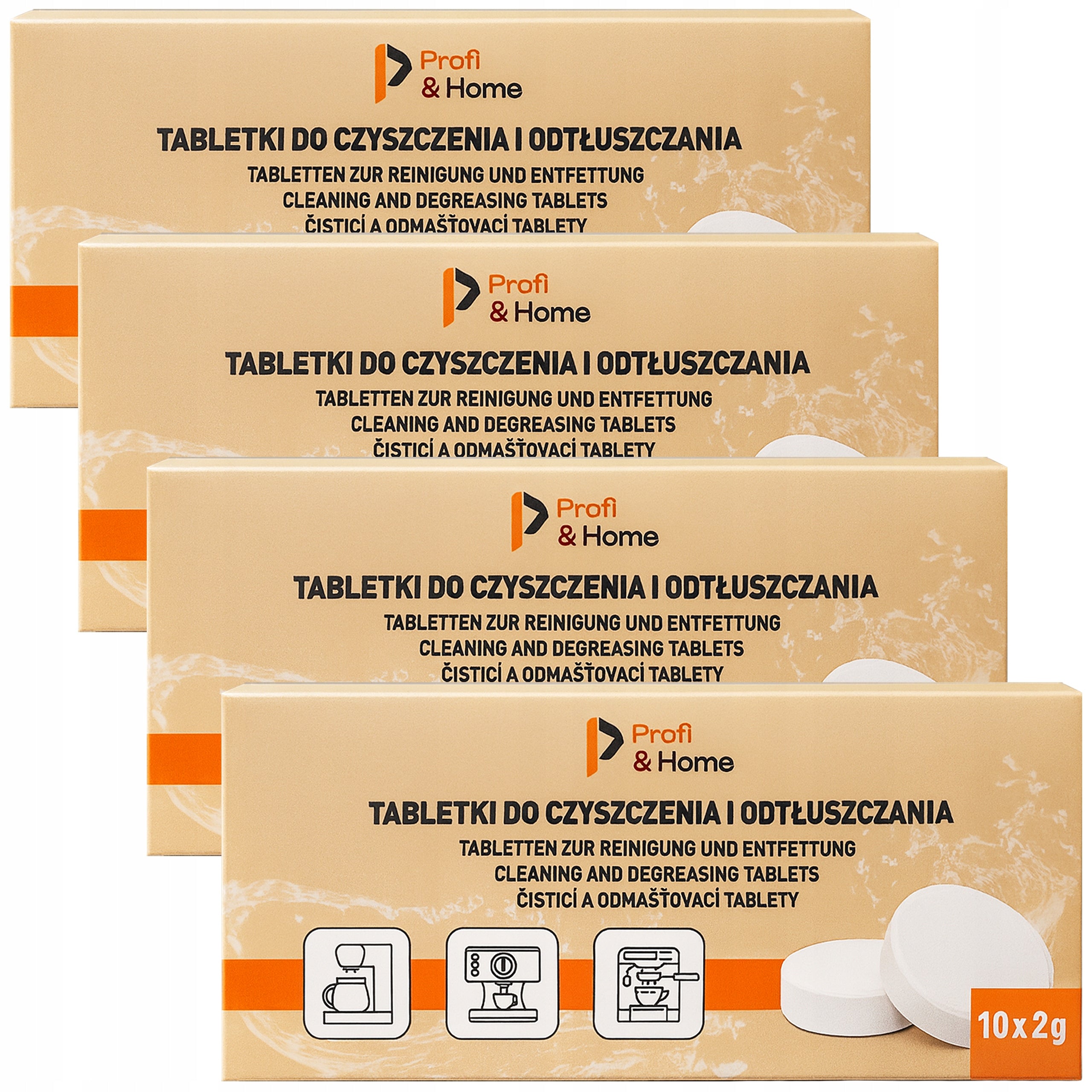 2in1 Tablets Profi&Home for cleaning and degreasing machine 40pcs 2g