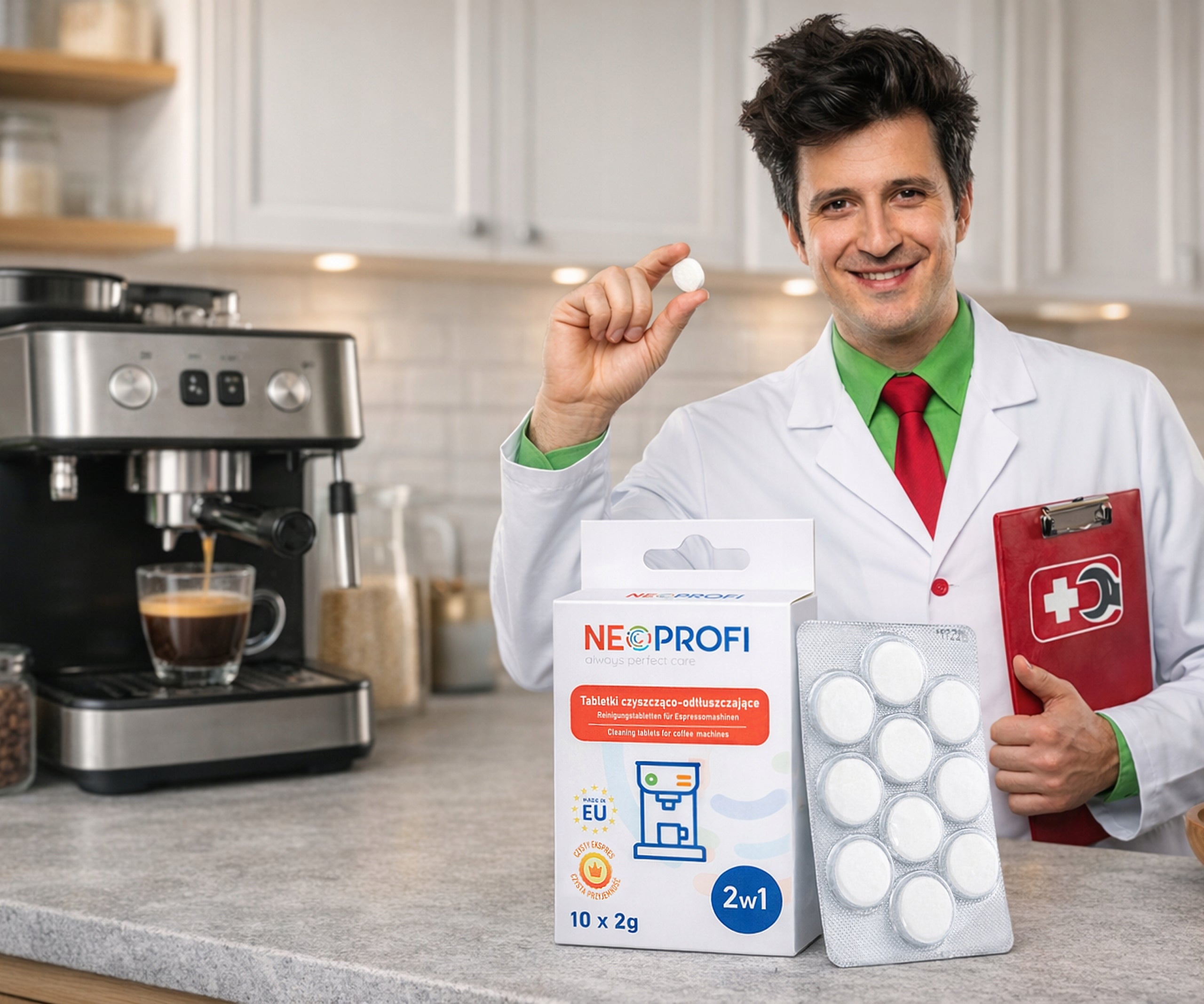 2in1 Universal Cleaner NeoProfi for Tablet Express 10pcs 2g Manufacturer code KL6319695R