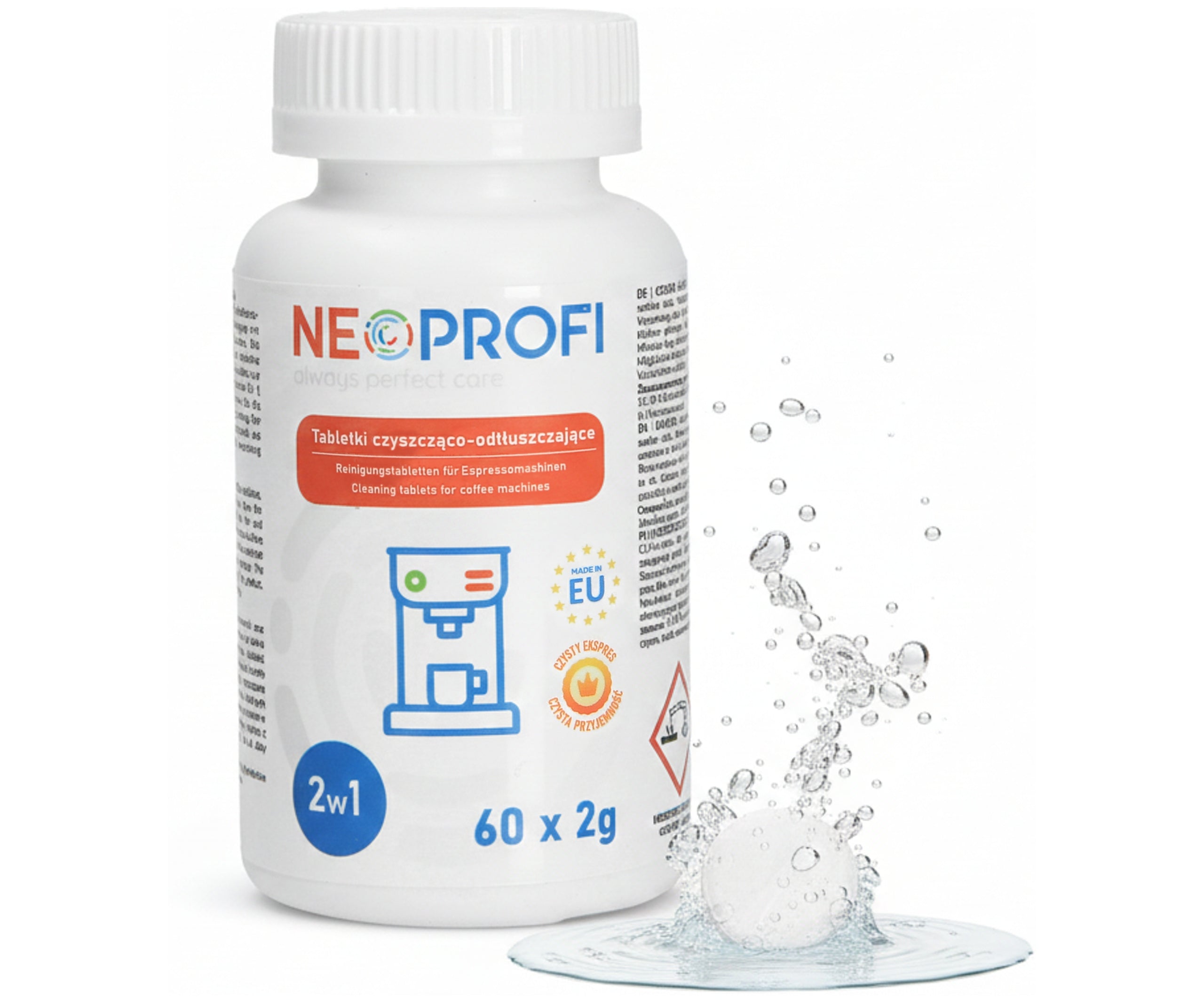 2in1 Universal Cleaner NeoProfi for Tablet Express 60pcs 2g