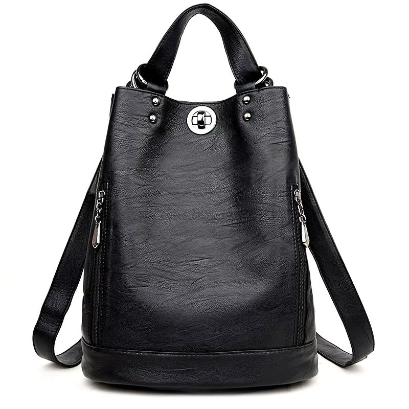 2in1 WOMEN'S BACKPACK BAG BACKPACK POCKET MULTIFUNCTIONAL QUALITY A4 Manufacturer code PL2w1rąc