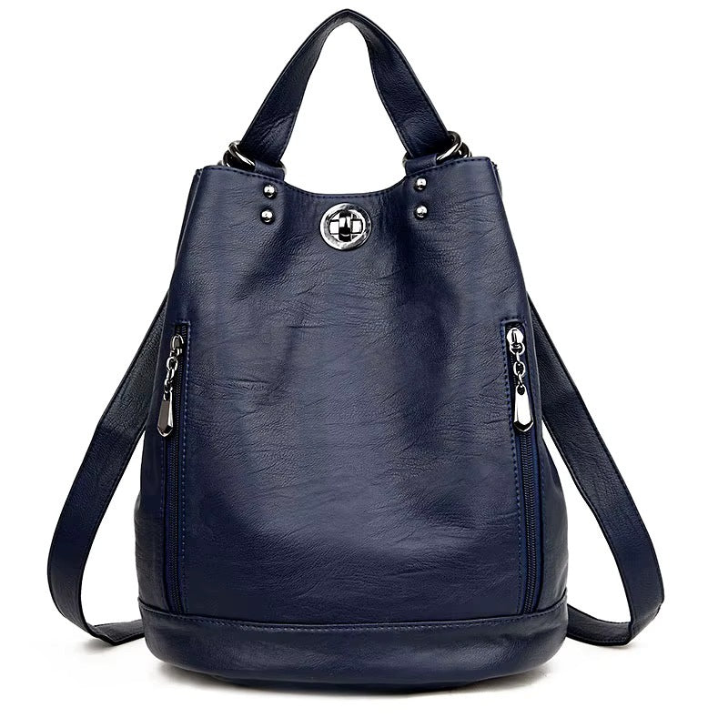 2in1 WOMEN'S BACKPACK BAG BACKPACK POCKET MULTIFUNCTIONAL QUALITY A4