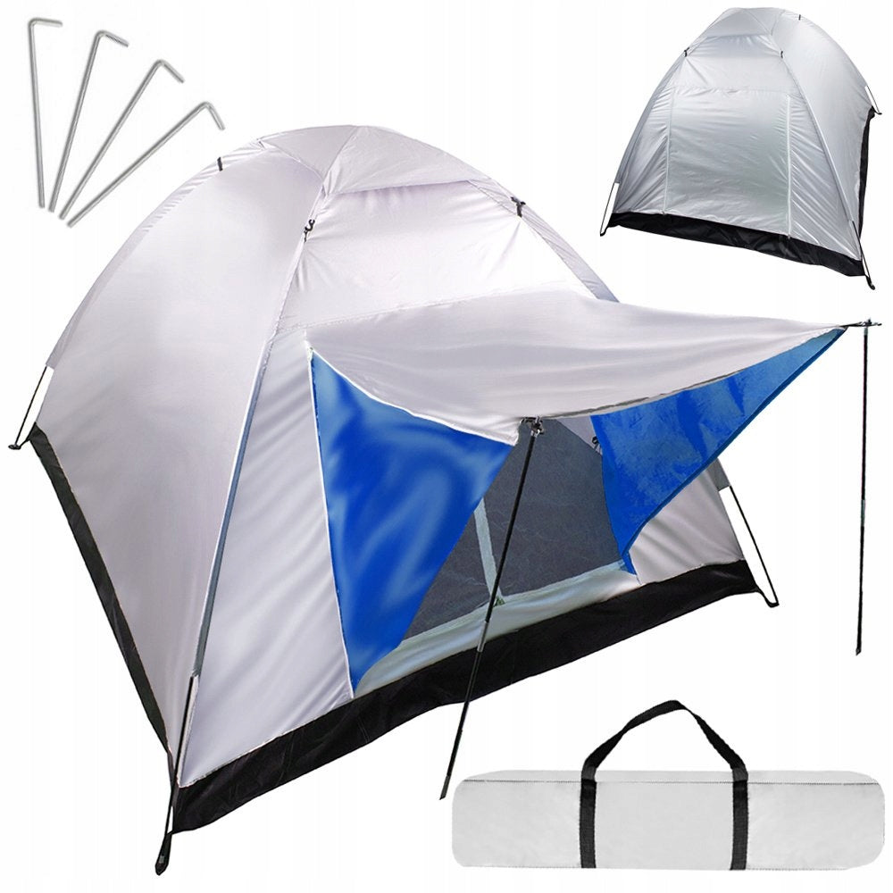 2in1 XXL Camping Tent Family 4 Person 2x2m Iglo + Bag
