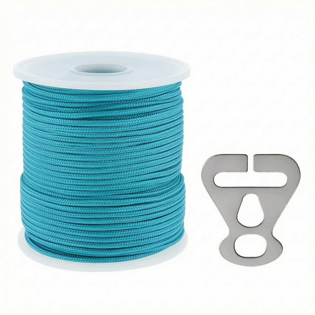 2mm 50m Paracord Parachute Rope Cord Outdoor Camping Tent Accessories Blue