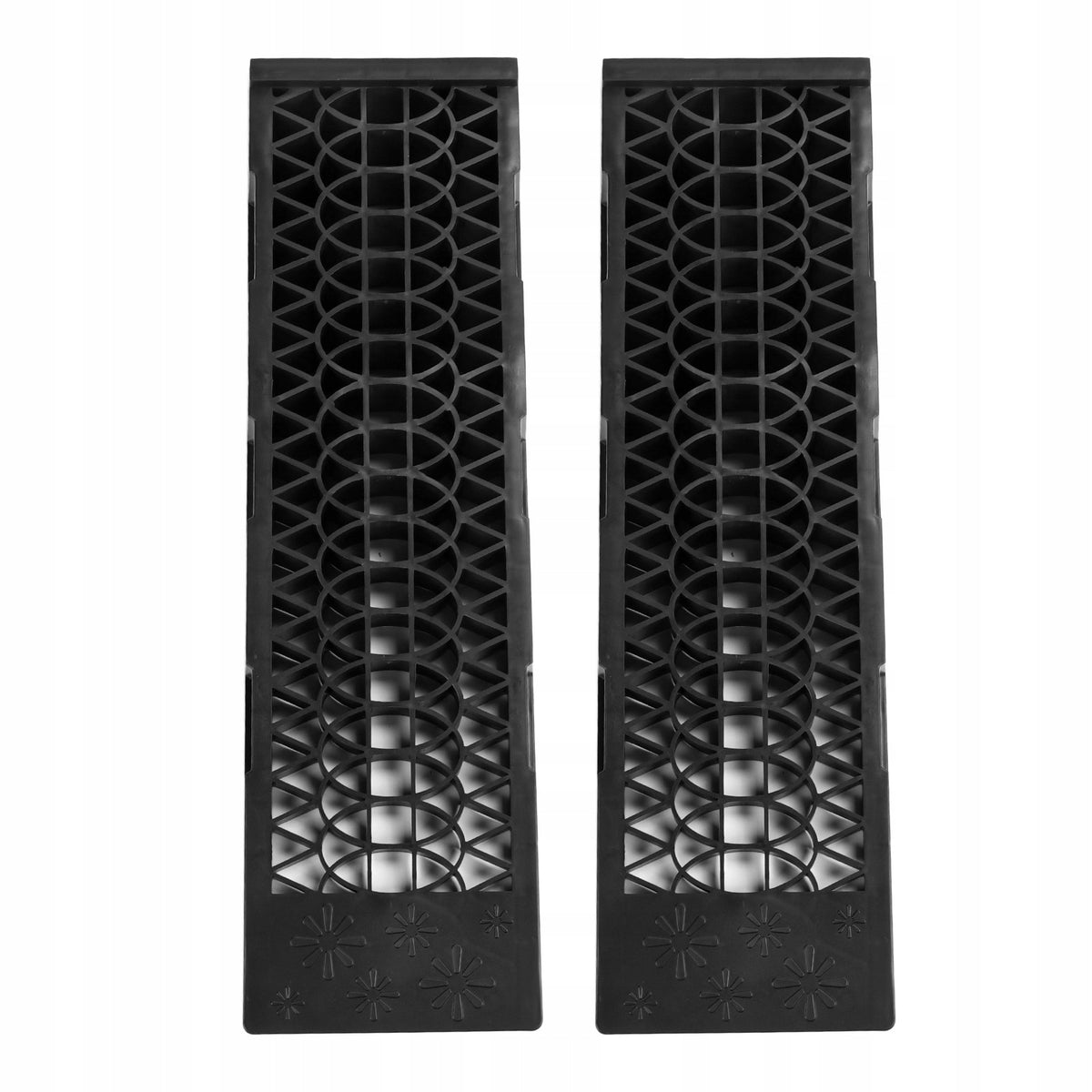 2pcs 4400lbs Capacity Low Profile Car Ramps Plastic DX