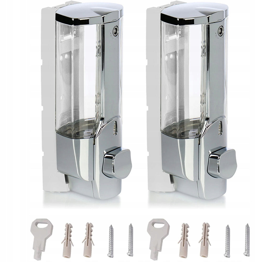 2pcs ABS Hand Soap Dispenser Wall Mount