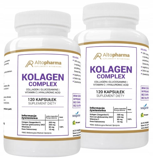 2pcs AltoPharma Collagen Complex 120 Capsules Joint Support Skin