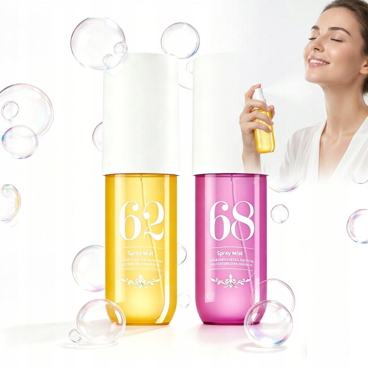 2pcs Body Mist 62 68 Flower 90ml