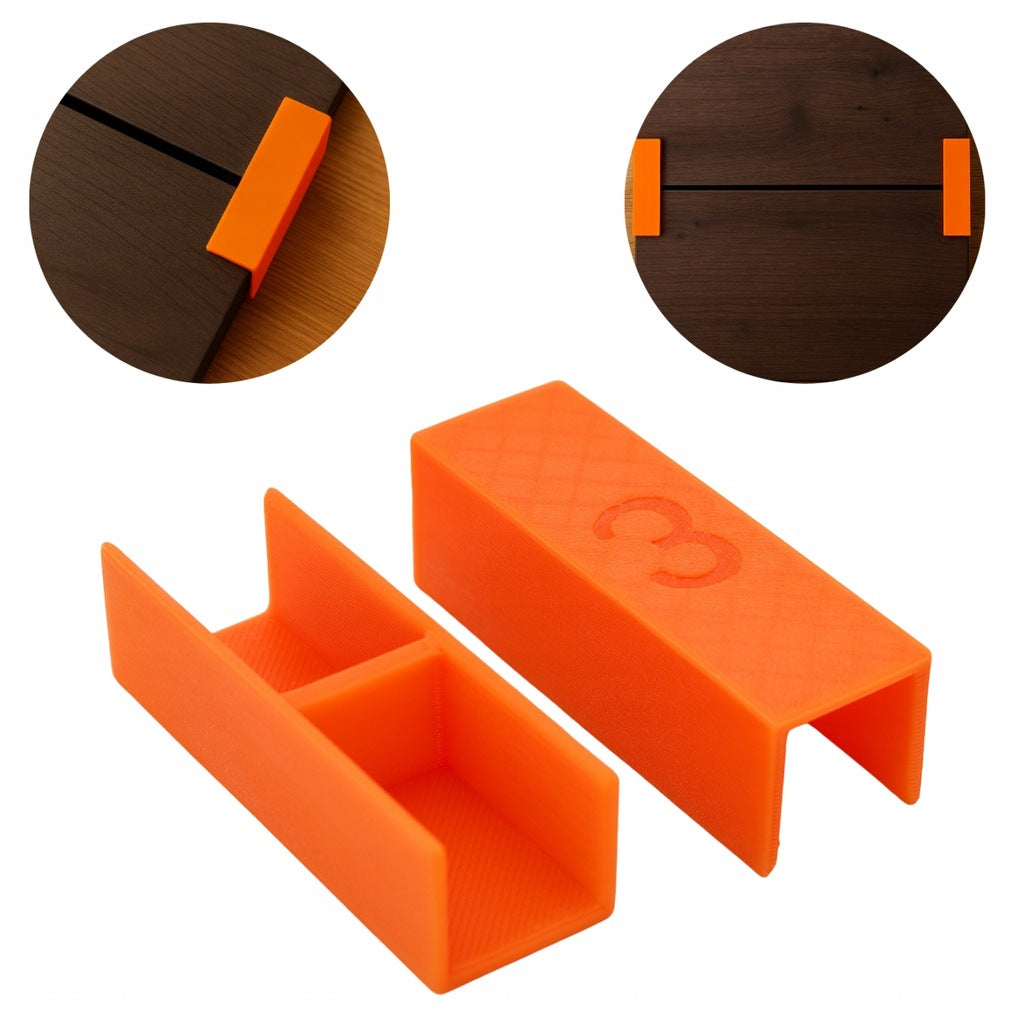 2pcs Carpentry handles for front mounting perfect slot 3mm, 18mm board
