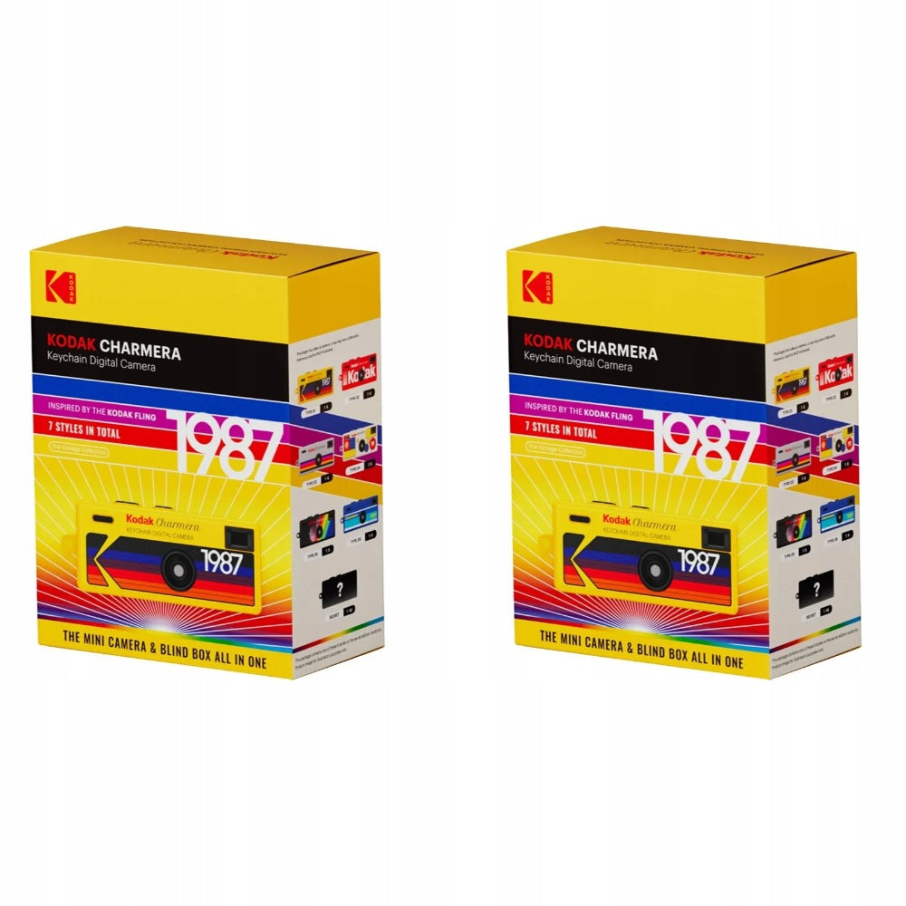 2pcs Kodak Charmera Keychain Digital Camera Blind Box