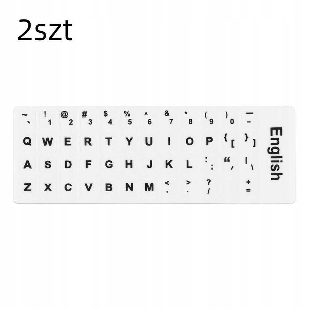 2pcs Laptop Keyboard Stickers English