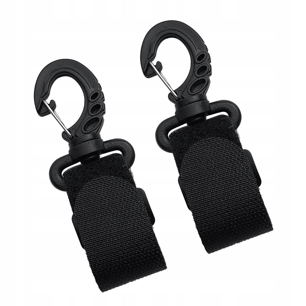 2pcs No Drilling Canoe Kayak Paddle Holder Paddle Clip Dinghy Boating Black Model Klipsy do wiosła kajakowego