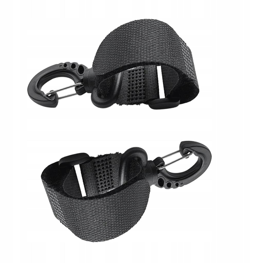 2pcs No Drilling Canoe Kayak Paddle Holder Paddle Clip Dinghy Boating Black