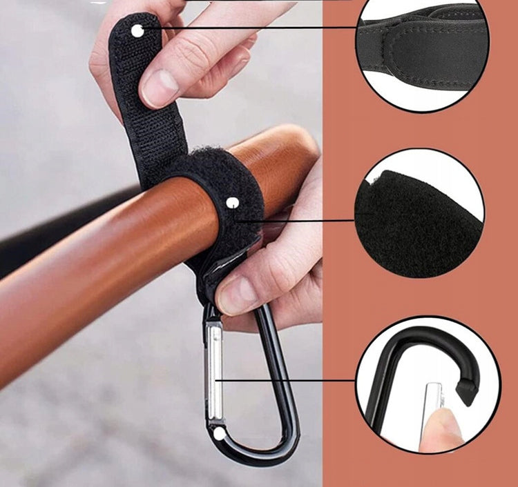 2pcs UNIVERSAL VELCRO BAG HOOK HOLDER Hooks Manufacturer code 6977652561712
