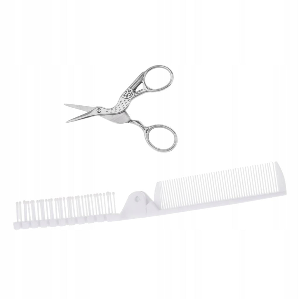 2pcs/set Professional Hair Styling Hair Comb Hair Cutting Scissors