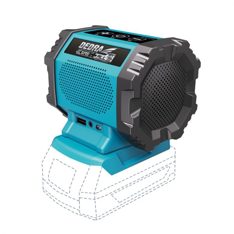 2x 18V USB SAS BLUETOOTH BATTERY SPEAKER