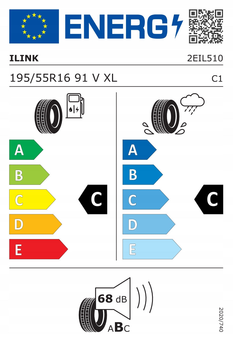 2x 195/55/16V XL DOT2024 ILINK L-GRIP 55 Year of manufacture 2024