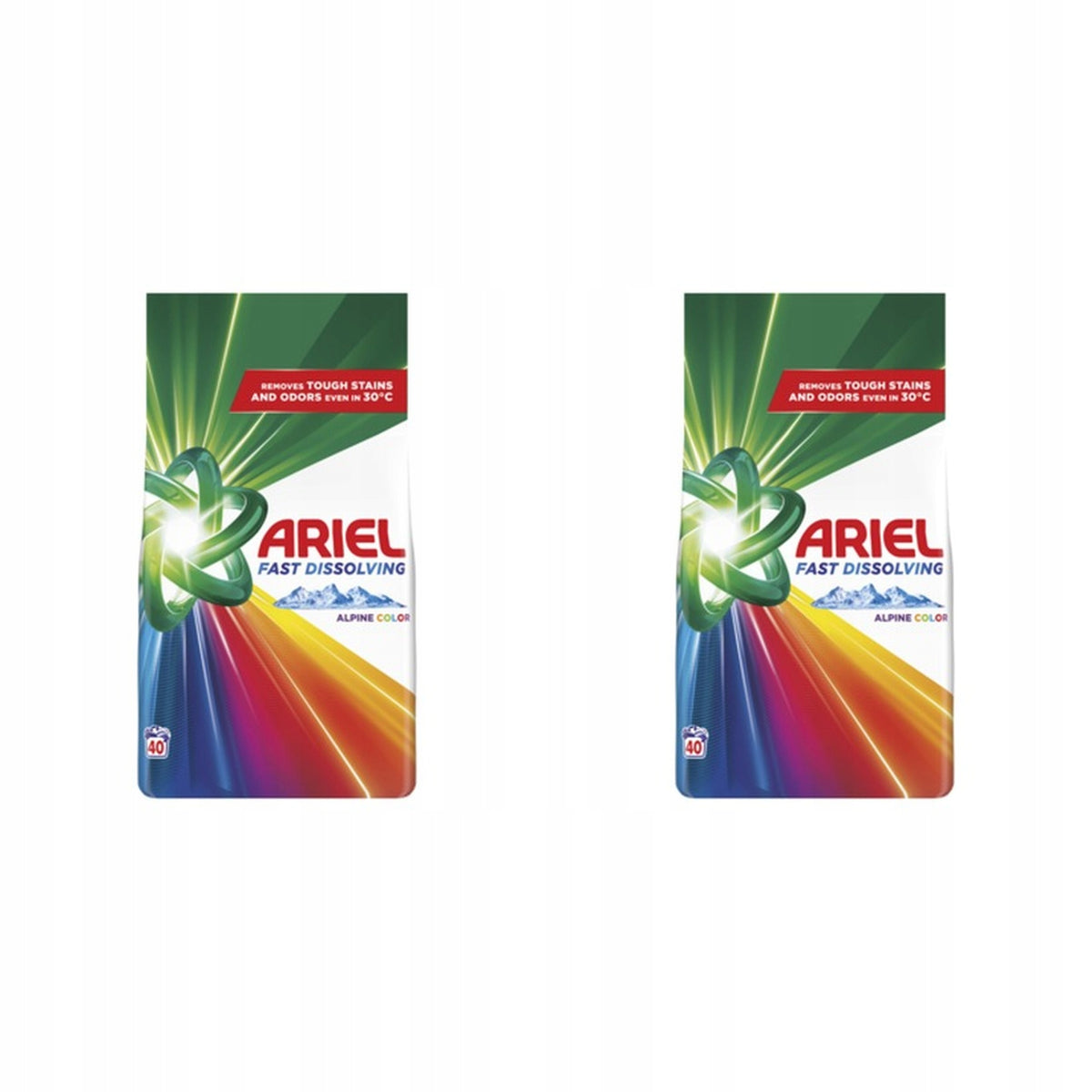 2x 2.2kg Ariel Washing powder , 40 washes