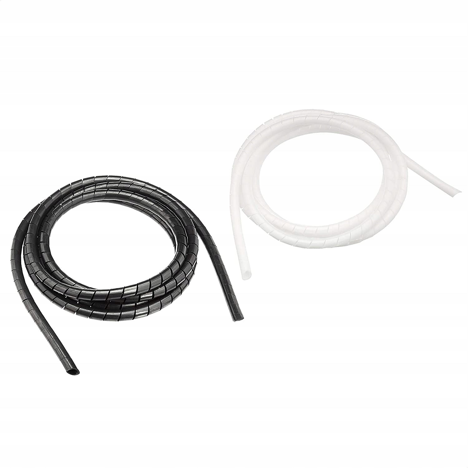 2x 2,5 Organizer grille spiral cable cover White and black 10-40mm Packaging status original