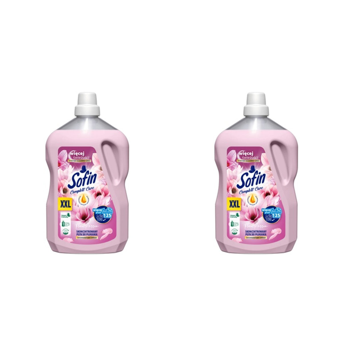 2x 2.5L Sofin Complete Care & Freshness Floral Passion Concentrated Liquid