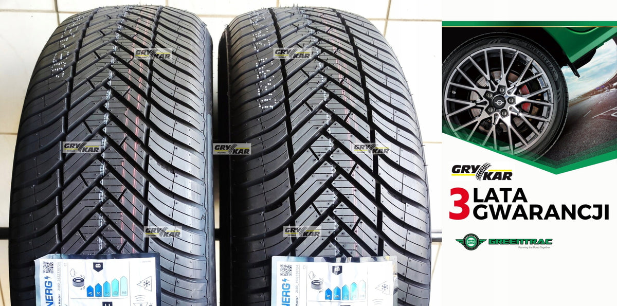 2x 205/55R16 Greentrac Season Master 2026 C/B/71dB 3 years warranty.