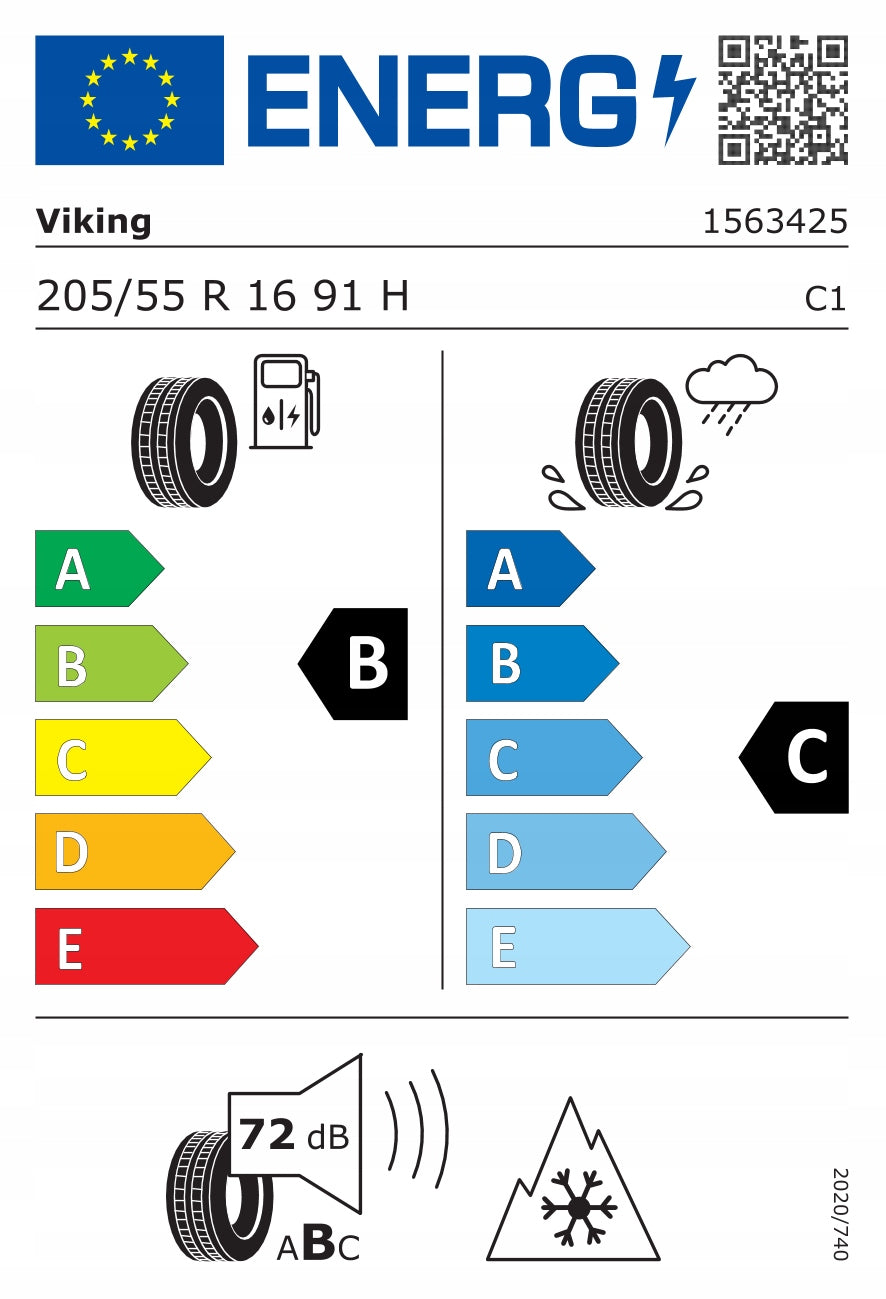 2x 205/55R16 Viking WinTech NewGen 91H NEW WINTER YEAR 2026 Number of tires offered 2 pcs.