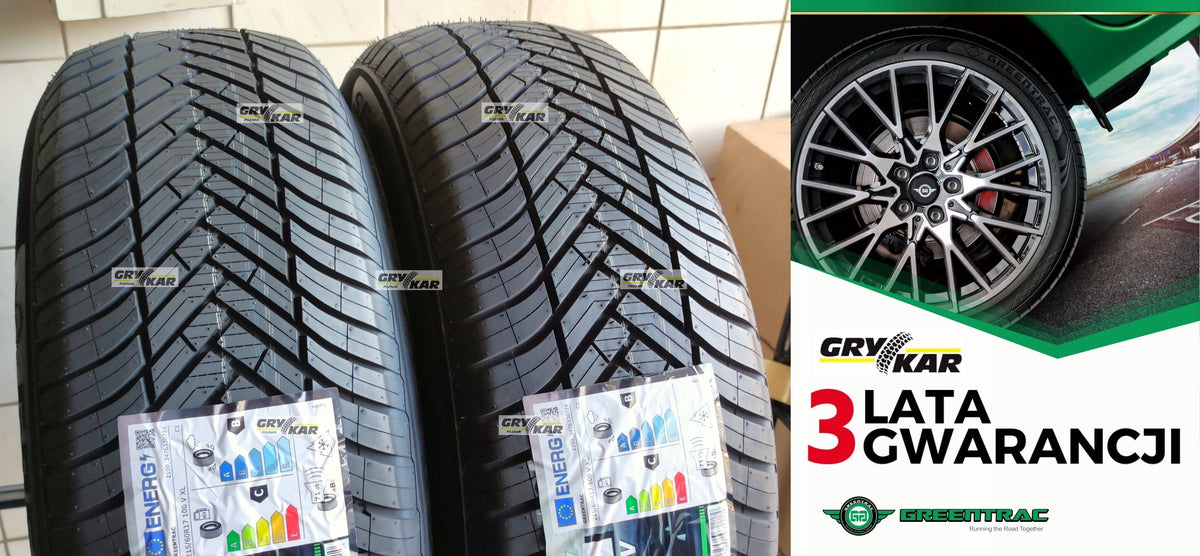 2x 215/60R17 Greentrac Season Master 2026 C/B/71dB 3 years warranty.