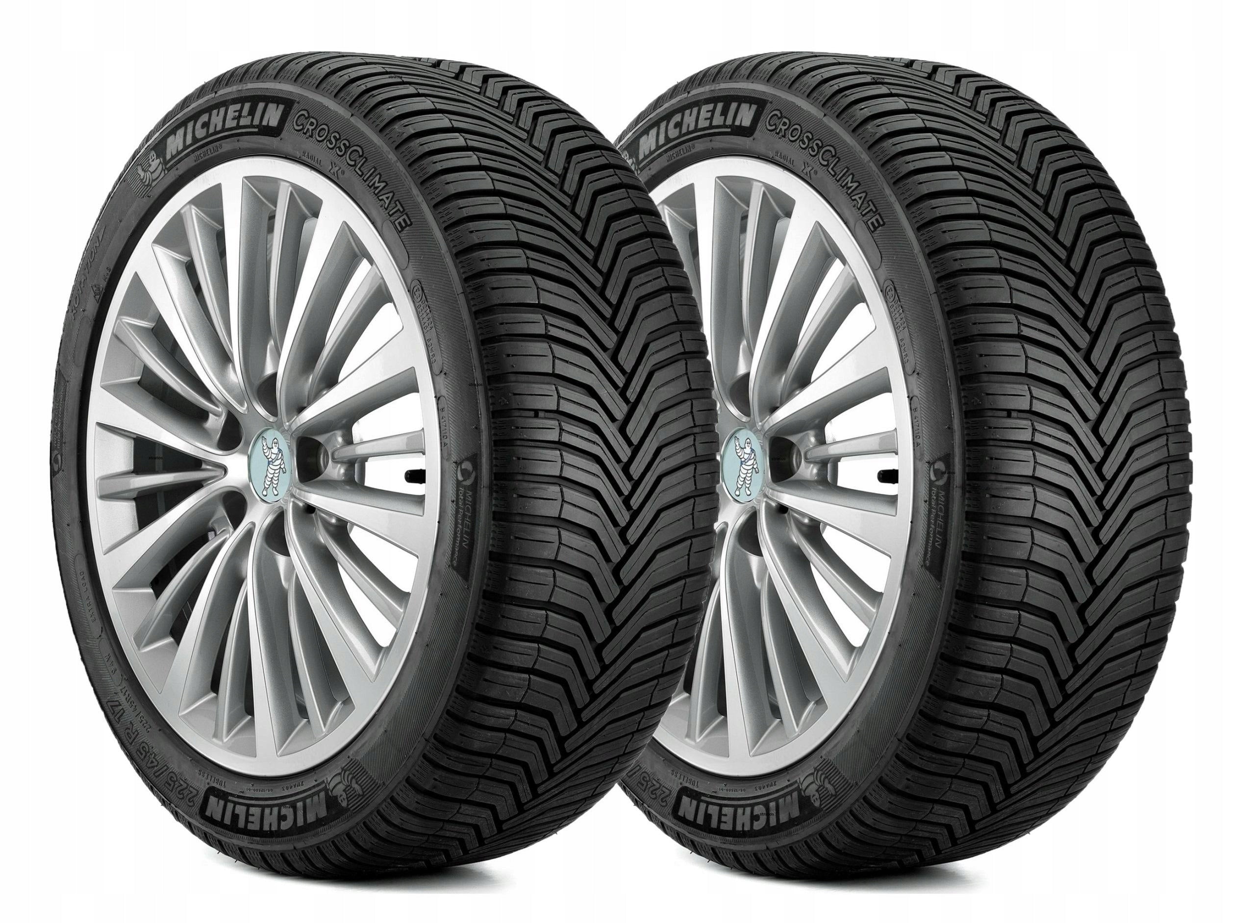2x 225/60/18 W XL DOT2024 Michelin CROSSCLIMATE 2 YEAR-ROUND