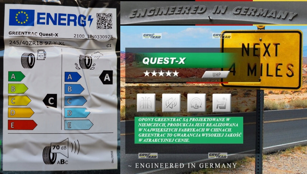 2x 245/40R18 Greentrac Quest-X grip: A 2026r 3 years of buzz. Season summer