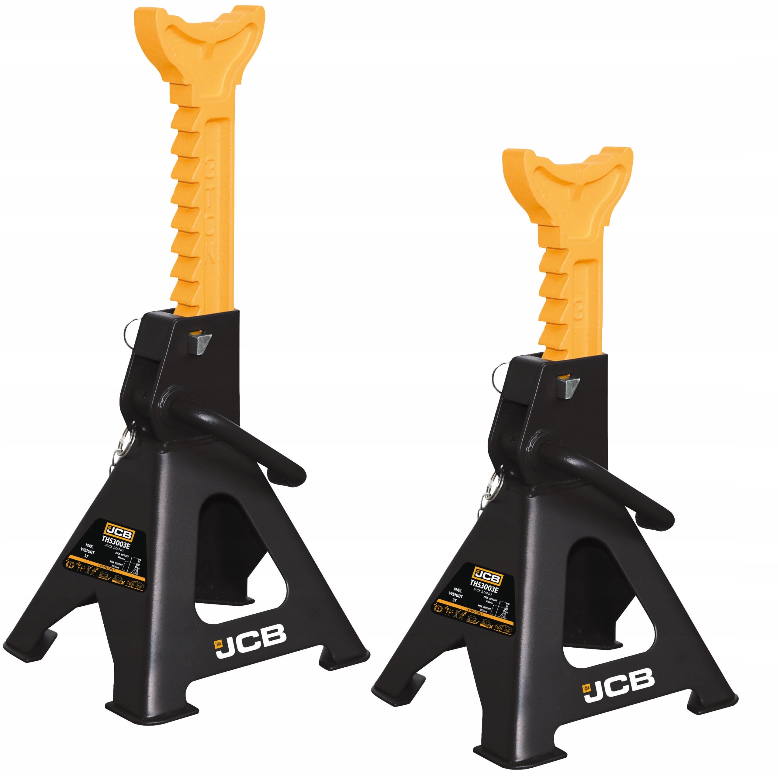 2x 3T CAR STANDS WORKSHOP SUPPORTS WITH JCB LOCK EAN (GTIN) 5056485704440