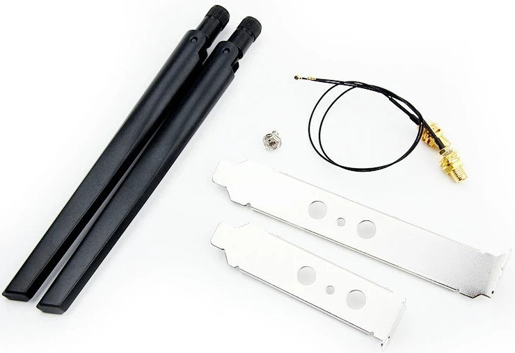 2x 6Dbi Wifi Antenna Kit 2.4GHz 5GHz IPEX 4 for RP-SMA Packaging status original