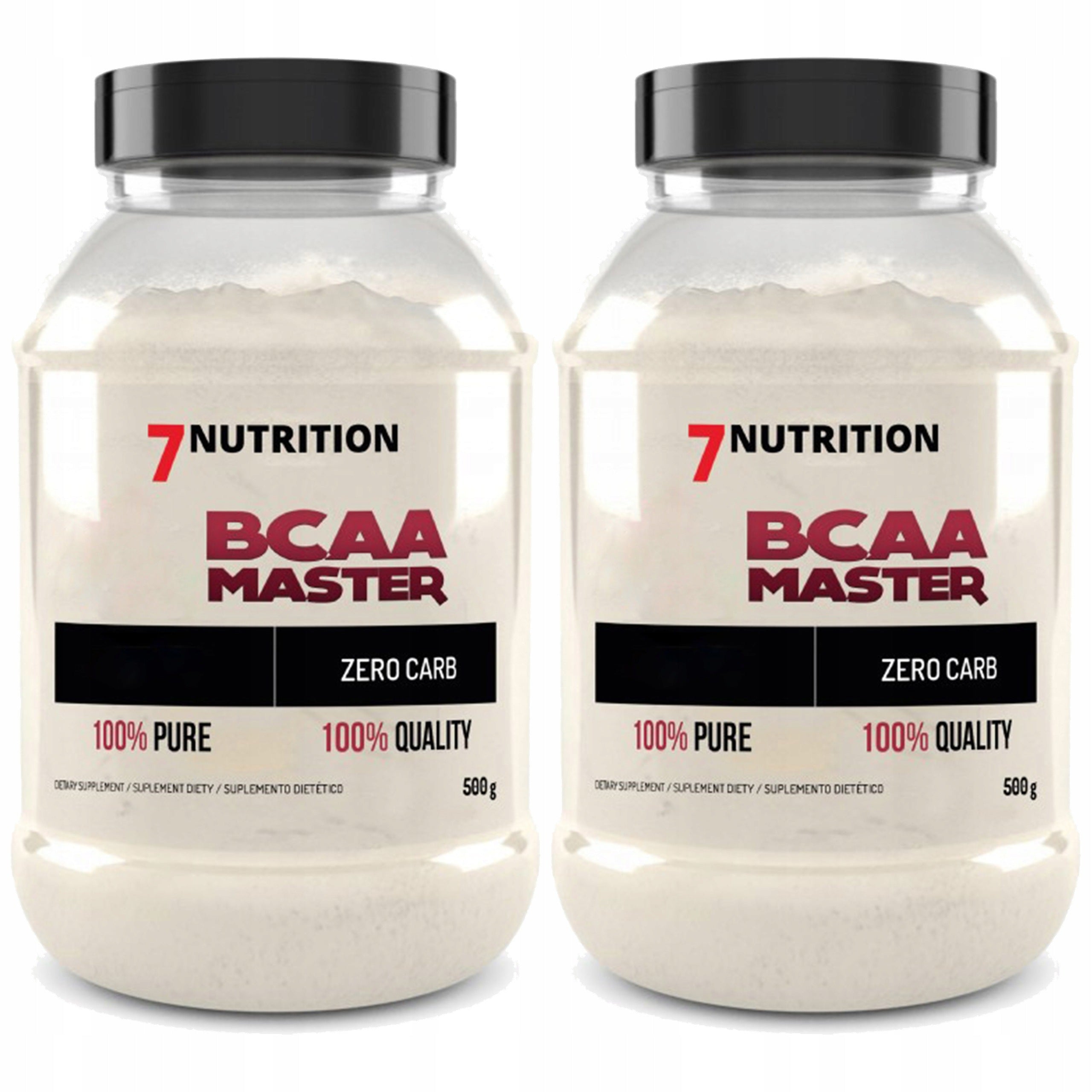 2x 7Nutrition BCAA Master 500g GLUTAMINE CITRULLINE