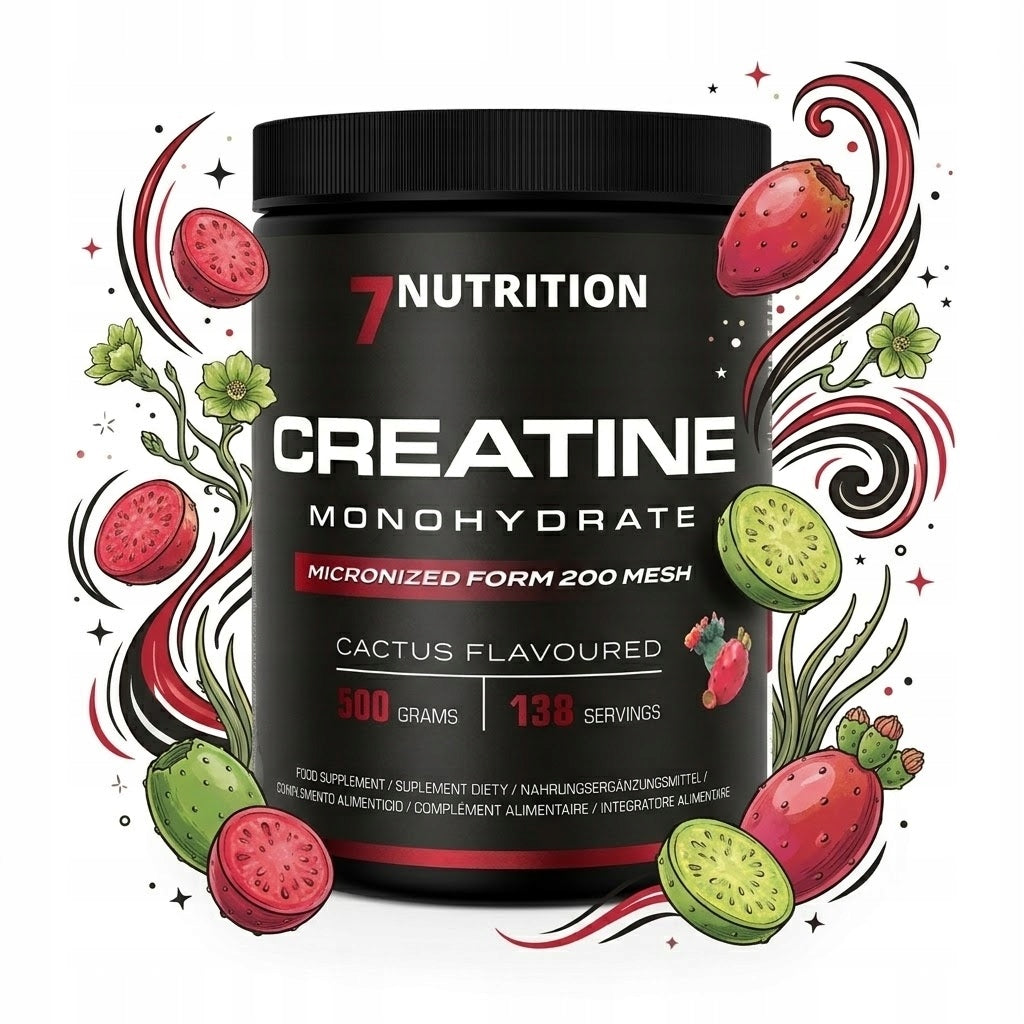 2x 7Nutrition Creatine Monohydrate Cactus 500g Cactus Strength Creatine Mono Packaging status original