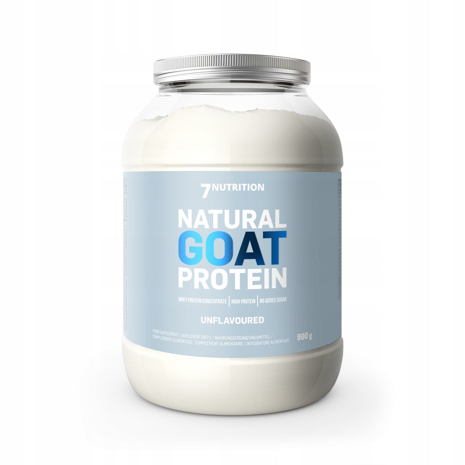 2x 7Nutrition Natural Goat Protein 900g GOAT PROTEIN WPC GOAT MASS CLEAN Expiration date not specified