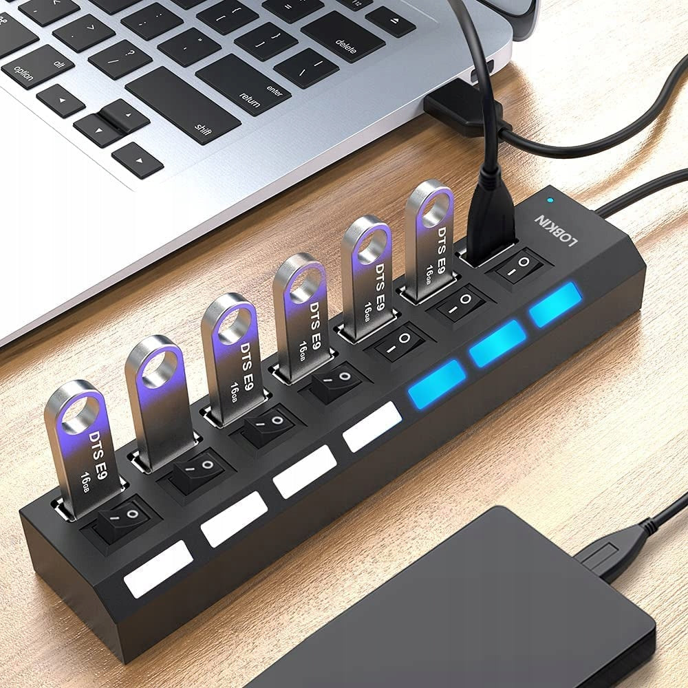 2x 7in1 USB Splitter Manufacturer code B071277