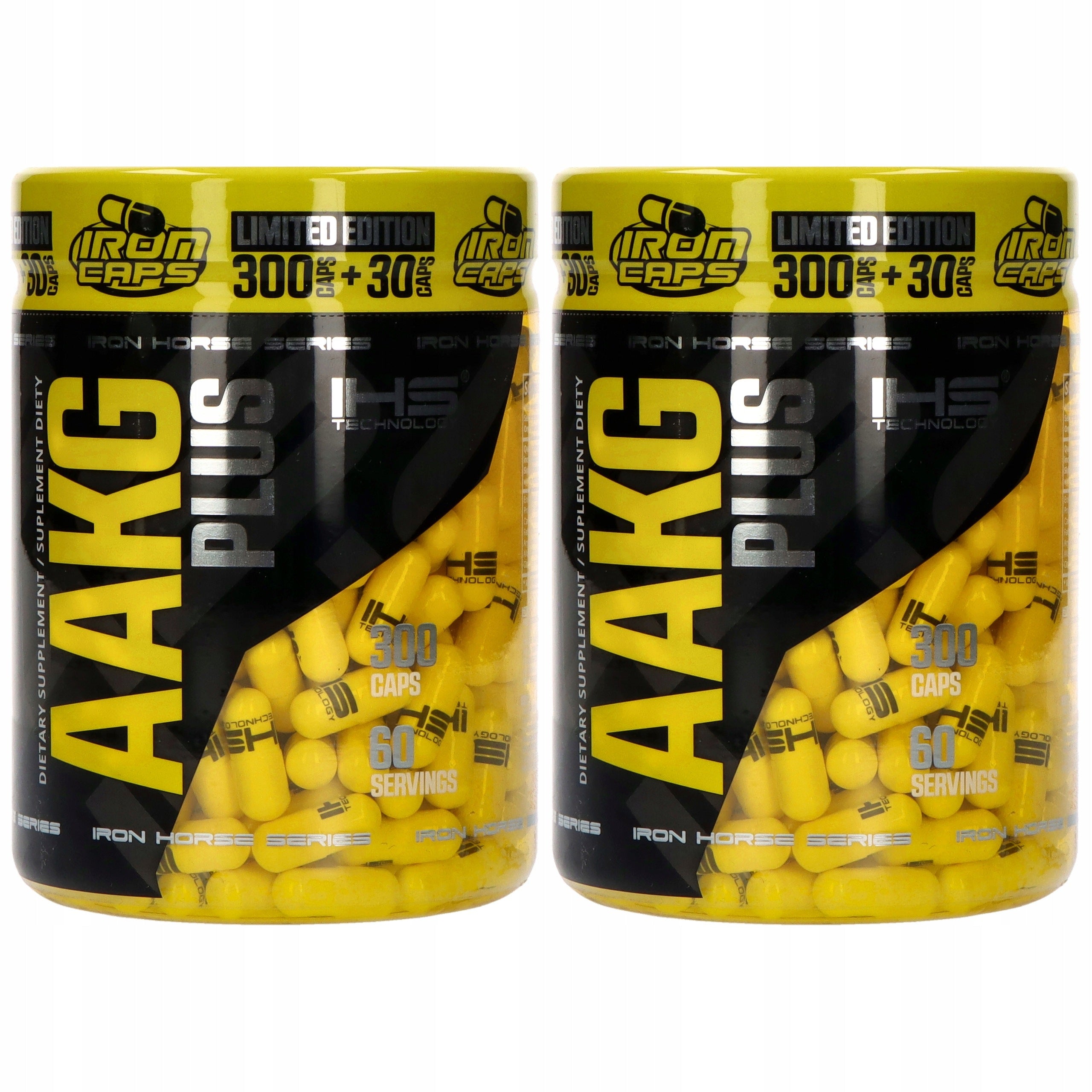 2x AAKG + Citrulline Booster Nitrogen Muscle Pump 300+30 IRON HORSE