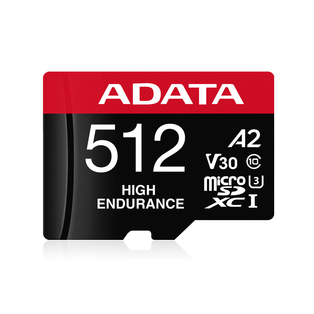 2x ADATA 512 GB MicroSDXC Class 10 UHS-I/U3 A2 V30 Memory Cards Card capacity 512 GB