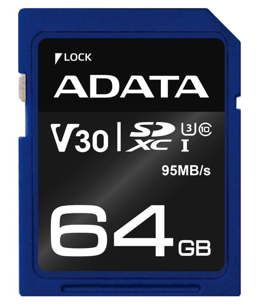 2x ADATA Premier Pro | Flash Memory Card | 64 GB | SDXC UHS Memory Card