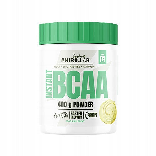 2x AMINO ACIDS BCAA AMINO 400 g REGENERATION STRONG + ELECTROLYTES LEMON HIRO Expiration date at least six months from the date of purchase
